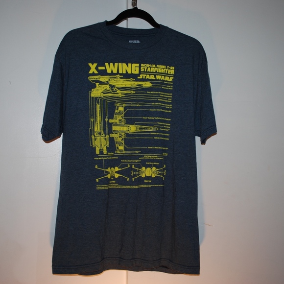 Star Wars Other - Star Wars X-Wing Blueprint (Starfighter) Size XL